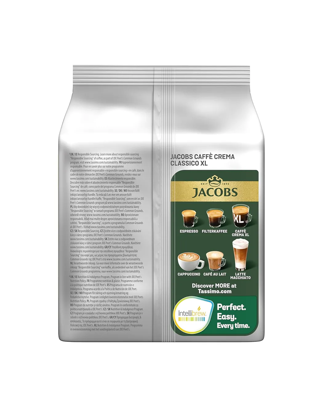16 Capsule Tassimo Jacobs Caffe Crema Classico XL 16 Capsule Tassimo Jacobs Caffe Crema Classico XL