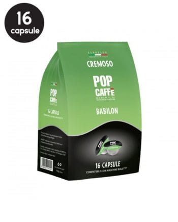 16 Capsule Pop Caffe Babilon Cremoso - Compatibile Bialetti Mokespresso 16 Capsule Pop Caffe Babilon Cremoso - Compatibile Bialetti Mokespresso