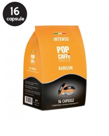 16 Capsule Pop Caffe Babilon Intenso - Compatibile Bialetti Mokespresso 16 Capsule Pop Caffe Babilon Intenso - Compatibile Bialetti Mokespresso