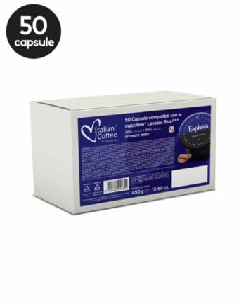 50 Capsule Italian Coffee Euphoria Napoletano – Compatibile Lavazza Blue
