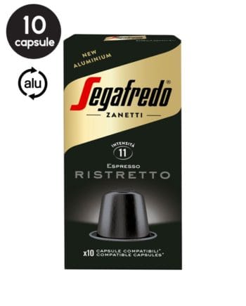 10 Capsule Aluminiu Segafredo Espresso Ristretto - Compatibile Nespresso 10 Capsule Aluminiu Segafredo Espresso Ristretto - Compatibile Nespresso