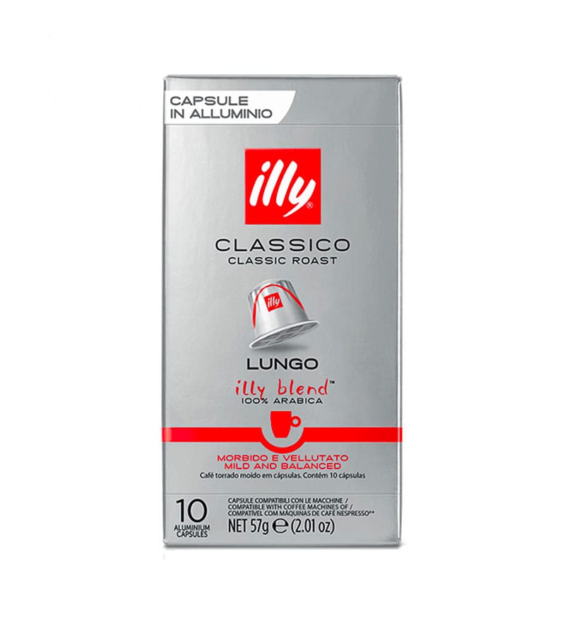10 Capsule Illy Espresso Classico Lungo - Compatibile Nespresso 10 Capsule Illy Espresso Classico Lungo - Compatibile Nespresso