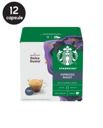 12 Capsule Starbucks Espresso Roast – Compatibile Dolce Gusto 12 Capsule Starbucks Espresso Roast – Compatibile Dolce Gusto