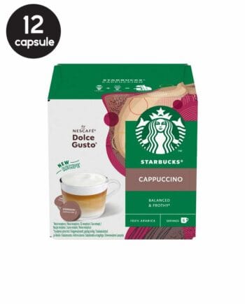 12 (6+6) Capsule Starbucks Cappuccino - Compatibile Dolce Gusto 12 (6+6) Capsule Starbucks Cappuccino - Compatibile Dolce Gusto