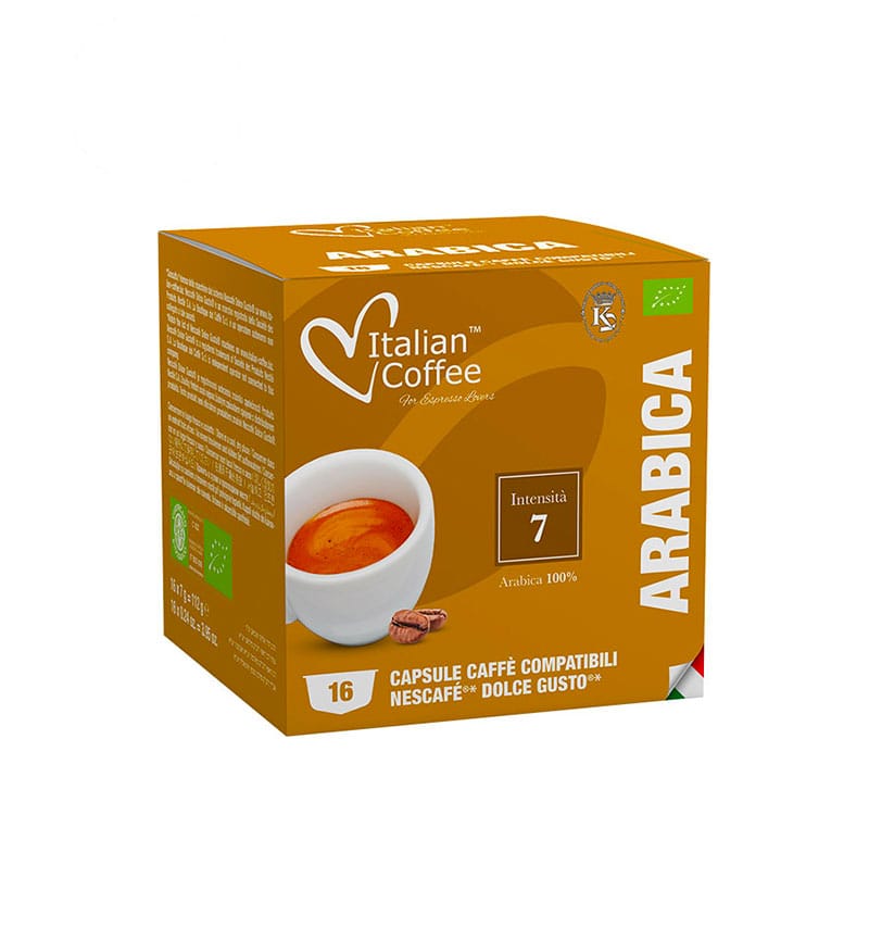 16 Capsule Italian Coffee Arabica - Compatibile Dolce Gusto 16 Capsule Italian Coffee Arabica - Compatibile Dolce Gusto