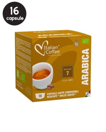 16 Capsule Italian Coffee Arabica - Compatibile Dolce Gusto 16 Capsule Italian Coffee Arabica - Compatibile Dolce Gusto