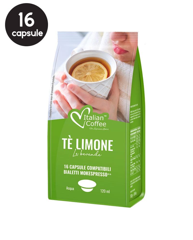 16 Capsule Italian Coffee Ceai Lamaie - Compatibile Bialetti Mokespresso 16 Capsule Italian Coffee Ceai Lamaie - Compatibile Bialetti Mokespresso