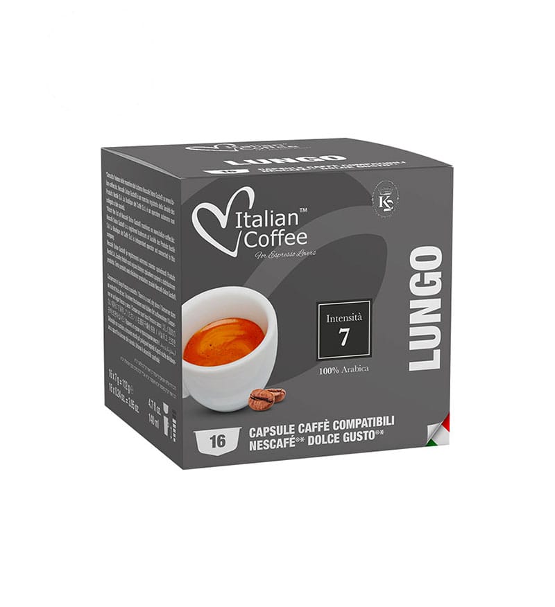 16 Capsule Italian Coffee Lungo - Compatibile Dolce Gusto 16 Capsule Italian Coffee Lungo - Compatibile Dolce Gusto