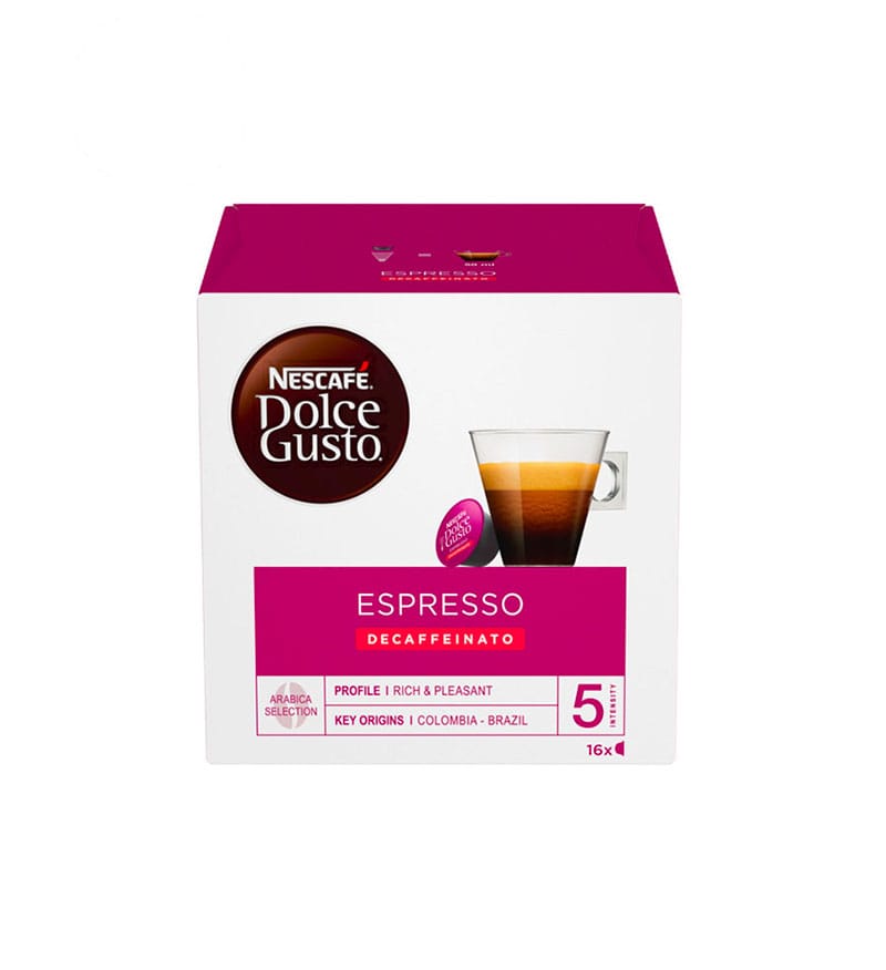 16 Capsule Nescafe Dolce Gusto Espresso Decaffeinato 16 Capsule Nescafe Dolce Gusto Espresso Decaffeinato
