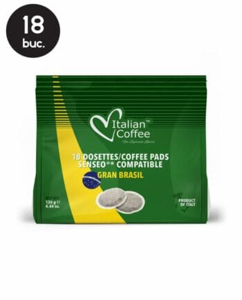 18 Paduri Italian Coffee Gran Brasil – Compatibile Senseo