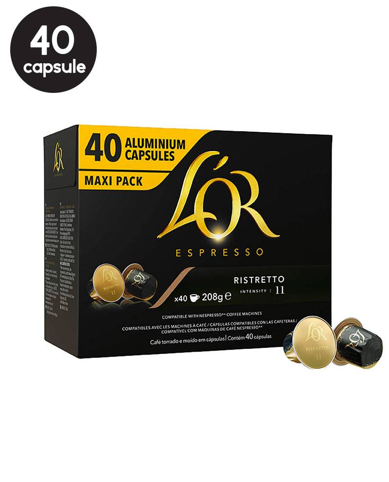 40 Capsule L'Or Espresso Ristretto – Compatibile Nespresso 40 Capsule L'Or Espresso Ristretto – Compatibile Nespresso