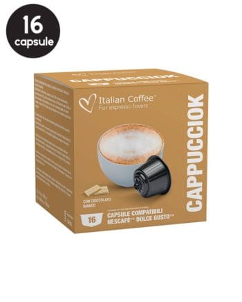 16 Capsule Italian Coffee Cappucciok - Compatibile Dolce Gusto 16 Capsule Italian Coffee Cappucciok - Compatibile Dolce Gusto