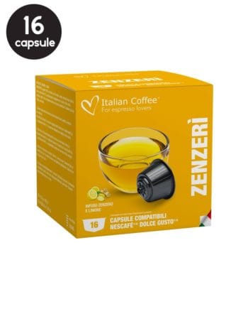 16 Capsule Italian Coffee Ceai Ghimbir si Lamaie - Compatibile Dolce Gusto 16 Capsule Italian Coffee Ceai Ghimbir si Lamaie - Compatibile Dolce Gusto