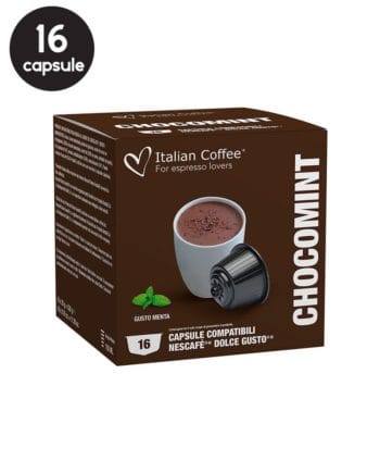 16 Capsule Italian Coffee Chocomint - Compatibile Dolce Gusto 16 Capsule Italian Coffee Chocomint - Compatibile Dolce Gusto