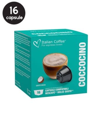 16 Capsule Italian Coffee Coccocino - Compatibile Dolce Gusto 16 Capsule Italian Coffee Coccocino - Compatibile Dolce Gusto