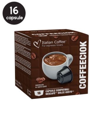 16 Capsule Italian Coffee Coffeeciok - Compatibile Dolce Gusto 16 Capsule Italian Coffee Coffeeciok - Compatibile Dolce Gusto