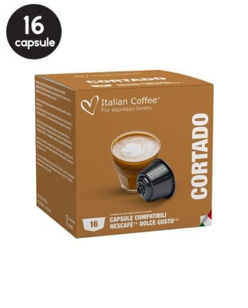 16 Capsule Italian Coffee Cortado - Compatibile Dolce Gusto 16 Capsule Italian Coffee Cortado - Compatibile Dolce Gusto