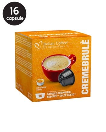 16 Capsule Italian Coffee Creme Brule - Compatibile Dolce Gusto 16 Capsule Italian Coffee Creme Brule - Compatibile Dolce Gusto