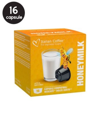 16 Capsule Italian Coffee Honeymilk - Compatibile Dolce Gusto 16 Capsule Italian Coffee Honeymilk - Compatibile Dolce Gusto