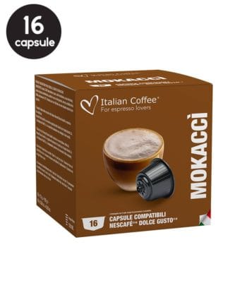 16 Capsule Italian Coffee Mokacci - Compatibile Dolce Gusto 16 Capsule Italian Coffee Mokacci - Compatibile Dolce Gusto