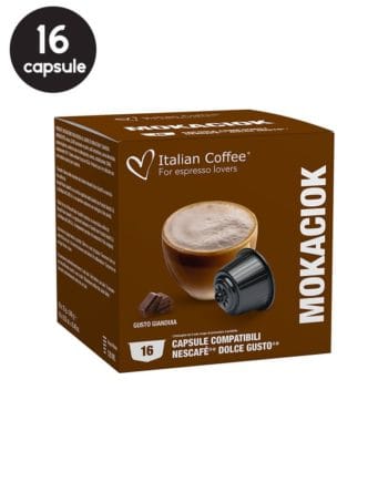 16 Capsule Italian Coffee Mokaciok - Compatibile Dolce Gusto 16 Capsule Italian Coffee Mokaciok - Compatibile Dolce Gusto
