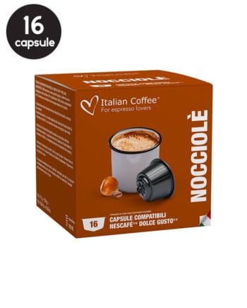 16 Capsule Italian Coffee Nocciole - Compatibile Dolce Gusto 16 Capsule Italian Coffee Nocciole - Compatibile Dolce Gusto