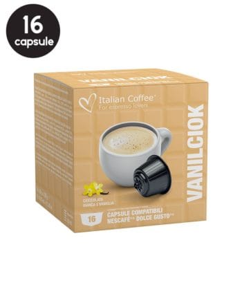 16 Capsule Italian Coffee Vanilciok - Compatibile Dolce Gusto 16 Capsule Italian Coffee Vanilciok - Compatibile Dolce Gusto