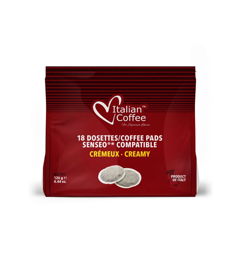 18 Paduri Italian Coffee Cremoso – Compatibile Senseo 18 Paduri Italian Coffee Cremoso – Compatibile Senseo