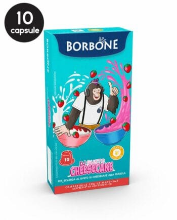 10 Capsule Borbone DJ Gusto Cheesecake – Compatibile Nespresso