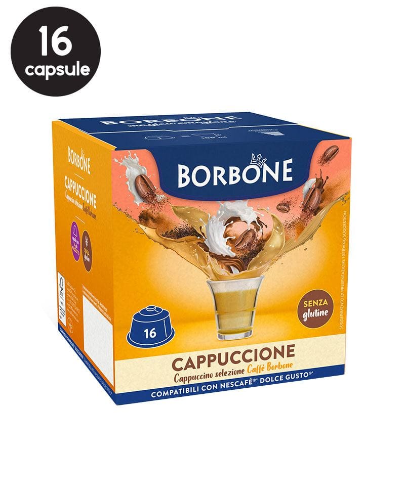 16 Capsule Borbone Cappuccione - Compatibile Dolce Gusto 16 Capsule Borbone Cappuccione - Compatibile Dolce Gusto