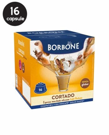 16 Capsule Borbone Cortado - Compatibile Dolce Gusto
