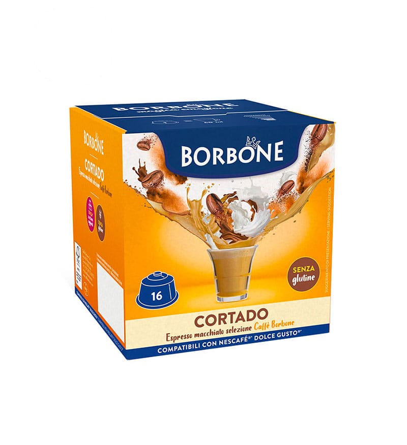 16 Capsule Borbone Cortado - Compatibile Dolce Gusto 16 Capsule Borbone Cortado - Compatibile Dolce Gusto