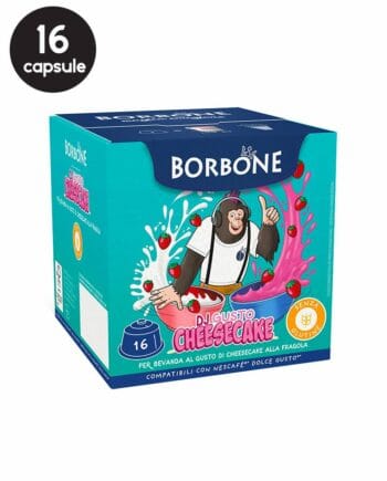 16 Capsule Borbone DJ Gusto Cheesecake - Compatibile Dolce Gusto