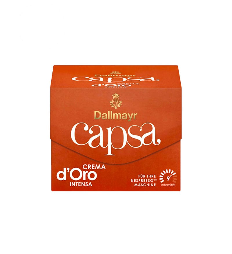 10 Capsule Aluminiu Dallmayr Capsa Crema d'Oro Intensa – Compatibile Nespresso 10 Capsule Aluminiu Dallmayr Capsa Crema d'Oro Intensa – Compatibile Nespresso
