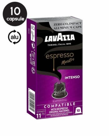 10 Capsule Aluminiu Lavazza Espresso Maestro Intenso – Compatibile Nespresso