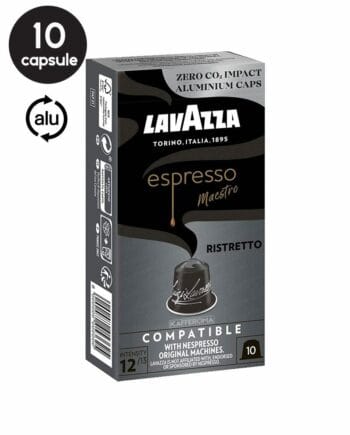 10 Capsule Aluminiu Lavazza Espresso Maestro Ristretto – Compatibile Nespresso