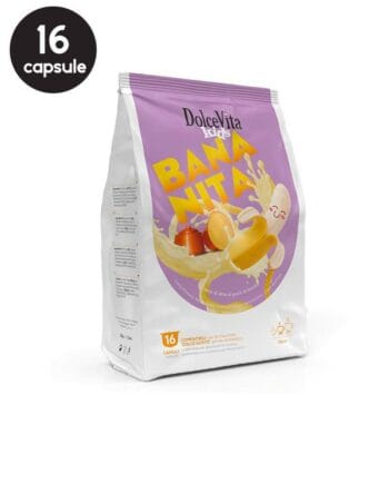 16 Capsule DolceVita Bananita - Compatibile Dolce Gusto