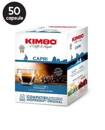 50 Capsule Kimbo Capri - Compatibile Nespresso 50 Capsule Kimbo Capri - Compatibile Nespresso