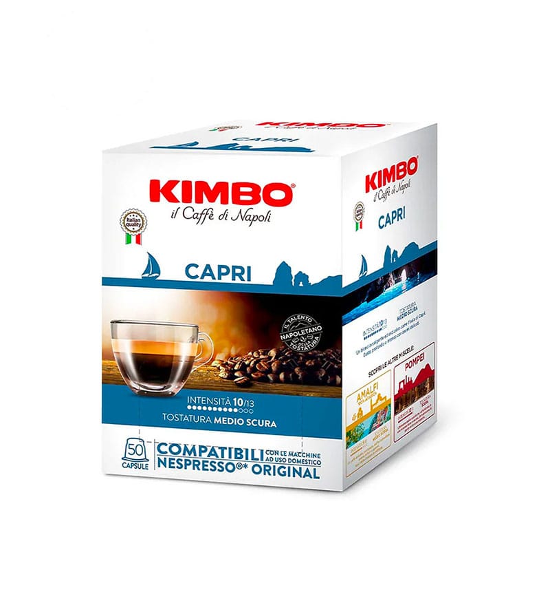 50 Capsule Kimbo Capri - Compatibile Nespresso 50 Capsule Kimbo Capri - Compatibile Nespresso