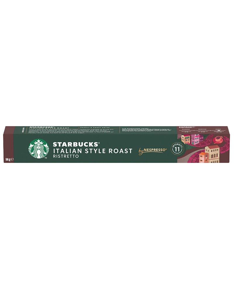 10 Capsule Starbucks Italian Style Roast - Compatibile Nespresso 10 Capsule Starbucks Italian Style Roast - Compatibile Nespresso