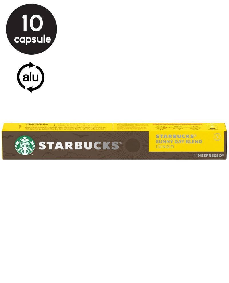 10 Capsule Starbucks Sunny Day Blend Lungo - Compatibile Nespresso 10 Capsule Starbucks Sunny Day Blend Lungo - Compatibile Nespresso