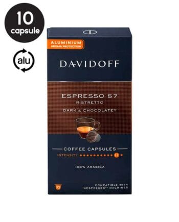 10 Capsule Aluminiu Davidoff Espresso 57 Ristretto – Compatibile Nespresso 10 Capsule Aluminiu Davidoff Espresso 57 Ristretto – Compatibile Nespresso