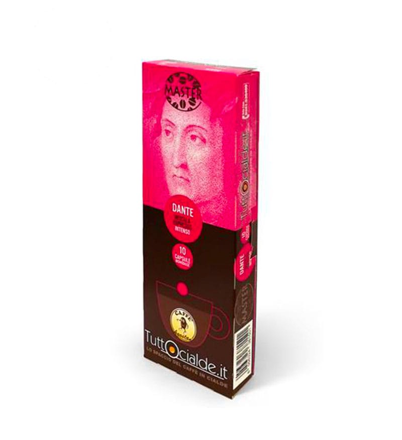 10 Capsule Agostani Dante Espresso Intenso - Compatibile Cafissimo / Caffitaly / BeanZ 10 Capsule Agostani Dante Espresso Intenso - Compatibile Cafissimo / Caffitaly / BeanZ