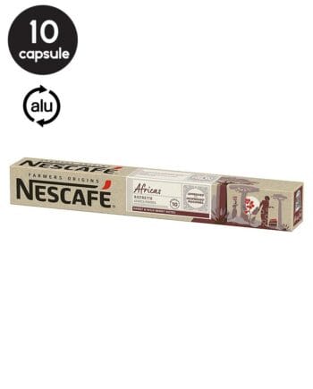 10 Capsule Nescafe Farmers Origins Africas Ristretto - Compatibile Nespresso