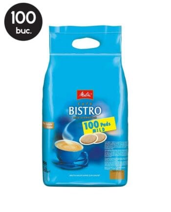100 Paduri Melitta Bistro Mild - Compatibile Senseo