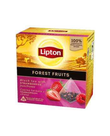 20 Plicuri Ceai Negru cu Fructe de Padure - Lipton 20 Plicuri Ceai Negru cu Fructe de Padure - Lipton