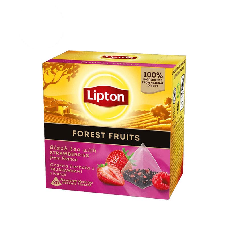 20 Plicuri Ceai Negru cu Fructe de Padure - Lipton 20 Plicuri Ceai Negru cu Fructe de Padure - Lipton