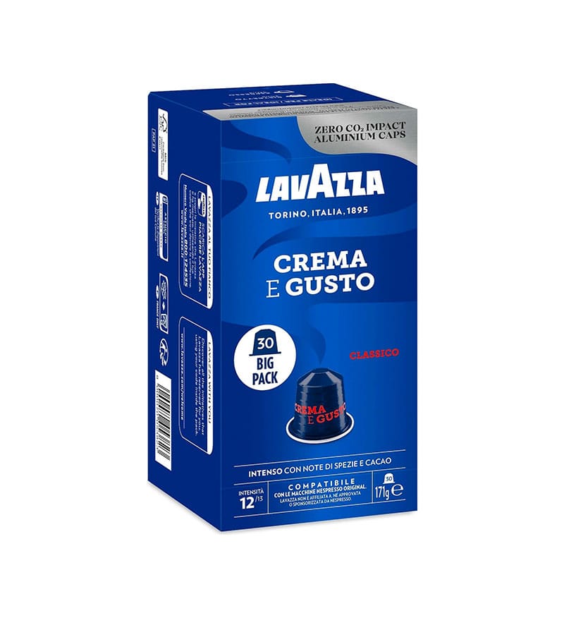 30 Capsule Aluminiu Lavazza Crema e Gusto – Compatibile Nespresso 30 Capsule Aluminiu Lavazza Crema e Gusto – Compatibile Nespresso