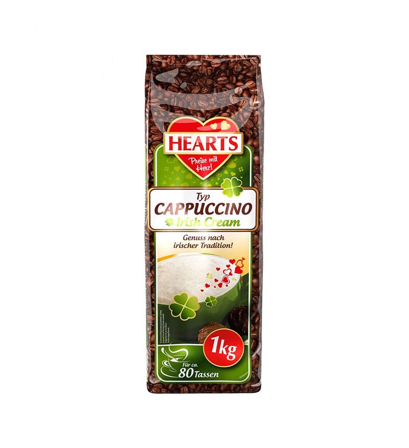 Hearts - Cappuccino Irish Cream 1 kg. Hearts - Cappuccino Irish Cream 1 kg.