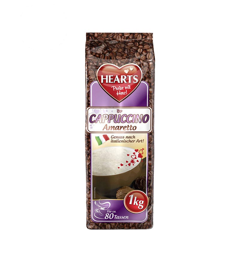 Hearts - Cappuccino Amaretto 1 kg. Hearts - Cappuccino Amaretto 1 kg.
